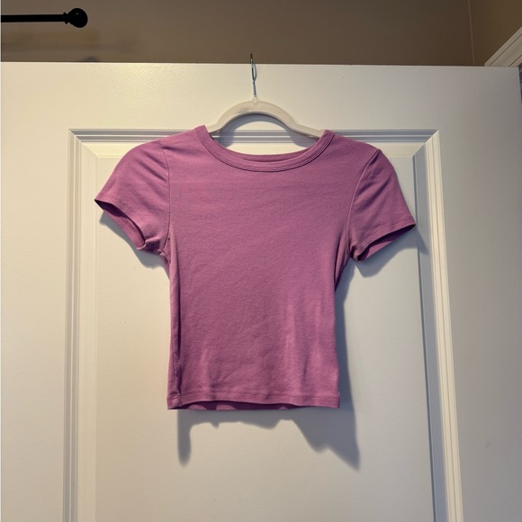 American Eagle Outfitters Lavender Tee - Picture 1 of 2
